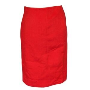Carolina Herrera Wool Pencil Skirt Size 6